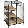 atmosphera Accesorios|Estilo Industrial>Joyero De Metal Negro Arty 20x15x28Cm