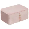 Accesorios|Estilo Rústico>Joyero De Terciopelo Rosa