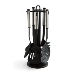 Utensilios Para Servir>Juego 5 Cubiertos Inoxidables/Nailon
