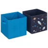 atmosphera4kids Almacenamiento>Juego 2 Cubos Almacenaje Astronauta Azul 29x29cm