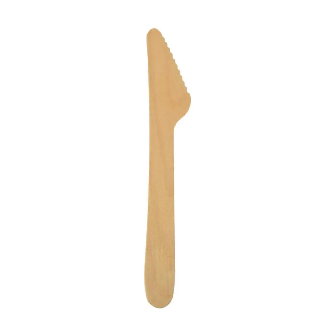 Desechables>Juego 10 Cuchillos De Madera Ecológicos