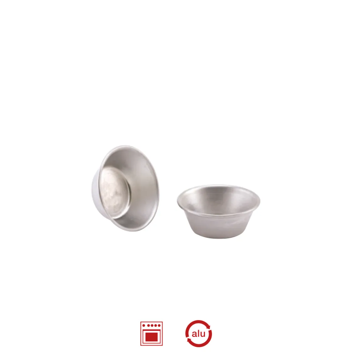 Moldes Y Otros Utensilios De Cocina>Juego 6 Moldes Para Cupcakes De Aluminio