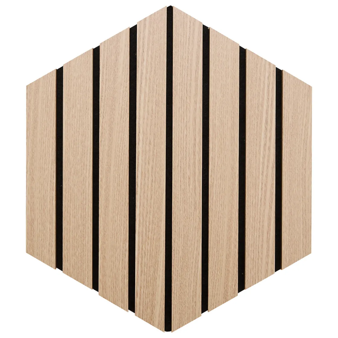 atmosphera Lienzos Y Cuadros Decorativos>Juego 3 paneles decorativos hexagonal COLVA natura