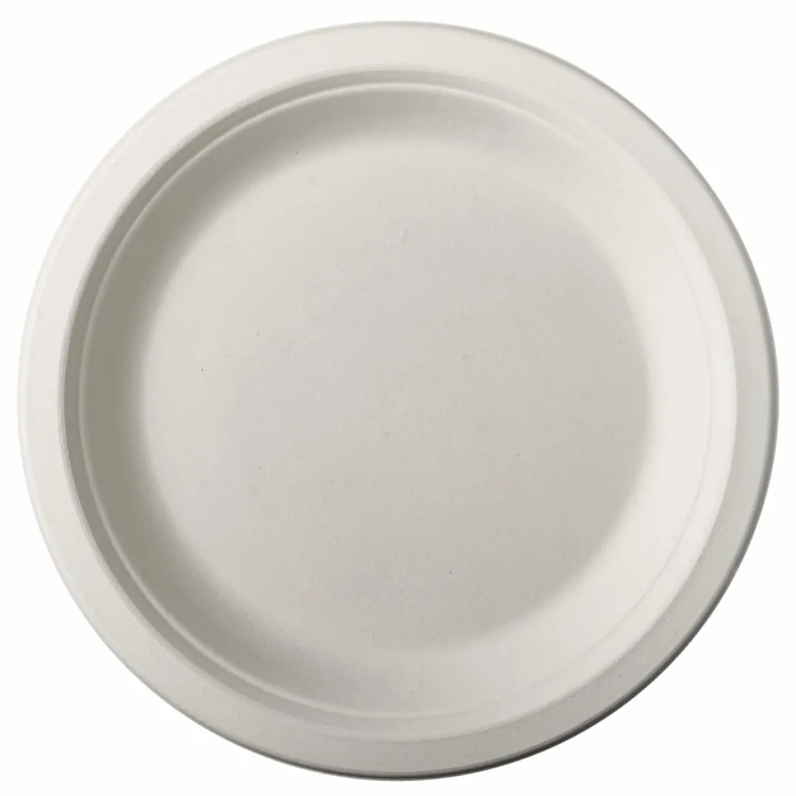 Desechables>Juego 10 Platos Red. Caña Azúcar 18Cm