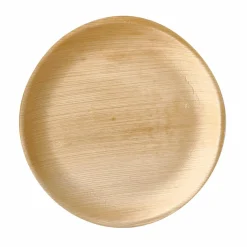 Desechables>Juego 10 Platos Red. Hoja De Palma 25Cm