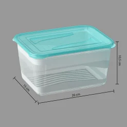 secret d'gourmet Tapas Y Cubiertas>Juego 2 Recipientes C/Tapa Azul 2L