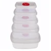 5five Tapas Y Cubiertas>Juego 5 Recipientes P/Microondas+Tapa
