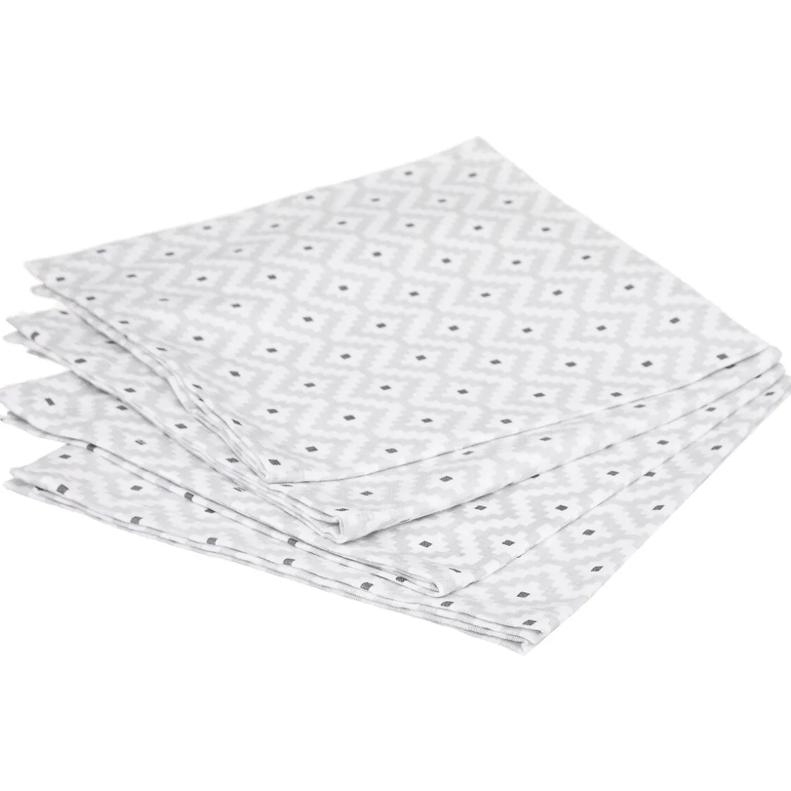 Manteles, Servilletas Y Manteles Individuales>Juego 4 Servilletas Grises Etnik 40x40Cm