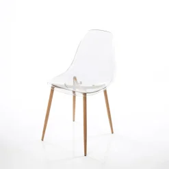 Sillas, Sillones Y Bancos>Juego 2 sillas transparentes VANITY