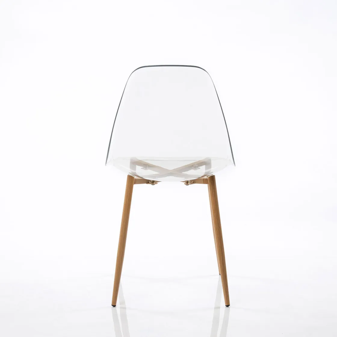 Sillas, Sillones Y Bancos>Juego 2 sillas transparentes VANITY