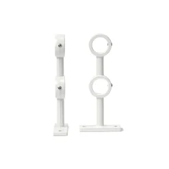Varillas Y Accesorios>Juego 2 Soportes Dobles P/Barra Cortina