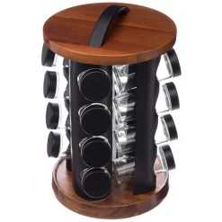 5five Cajas Y Frascos>Juego 16 Tarros De Especias C/Soporte