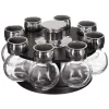 5five Cajas Y Frascos>Juego 8 Tarros De Especias Con Soporte