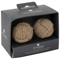 atmosphera Accesorios|Estilo Contemporaneo>Juego 2 Tiradores Cuerda Beige 3.8x4.8Cm