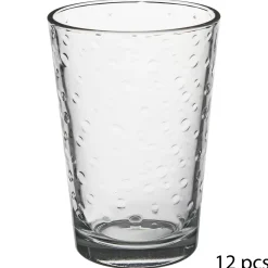 secret d'gourmet Copas>Juego 12 Vasos De Vidrio Ald'Eau 20Cl