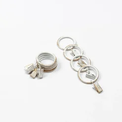 Varillas Y Accesorios>Juego De 8 Anillas C/Pinzas D20 Blanco