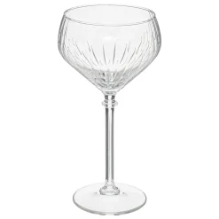 secret d'gourmet Copas>Juego De 4 Copas De Champan C/Rayas De Vidrio 32cl