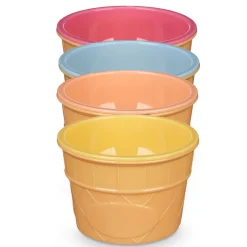 Platos Para Tartas, Tartas Y Bombones>Juego de 4 copas de helado con cuchara