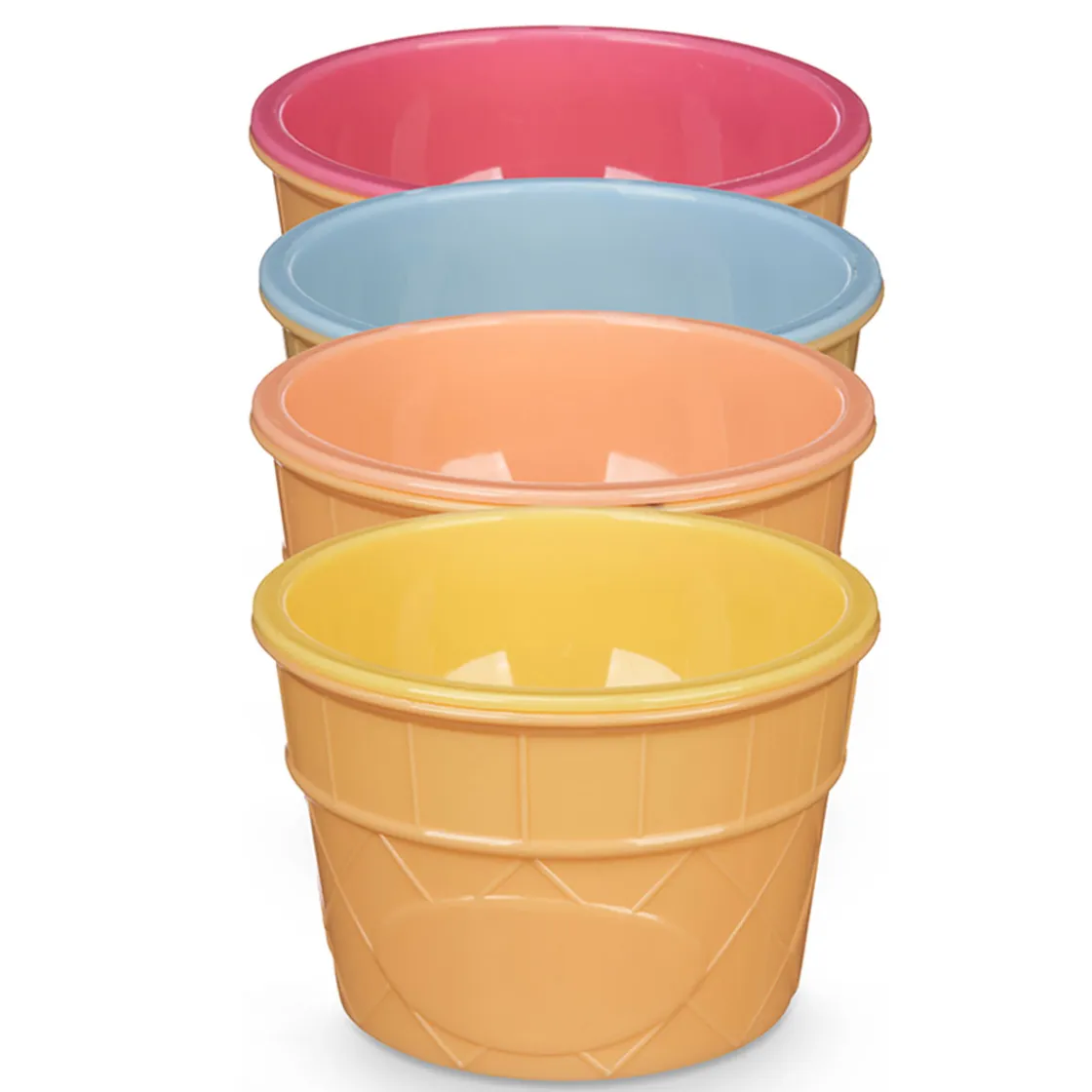 Platos Para Tartas, Tartas Y Bombones>Juego de 4 copas de helado con cuchara