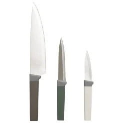 5five Cuchillería>Juego de 3 cuchillos surtidos de acero inoxidable