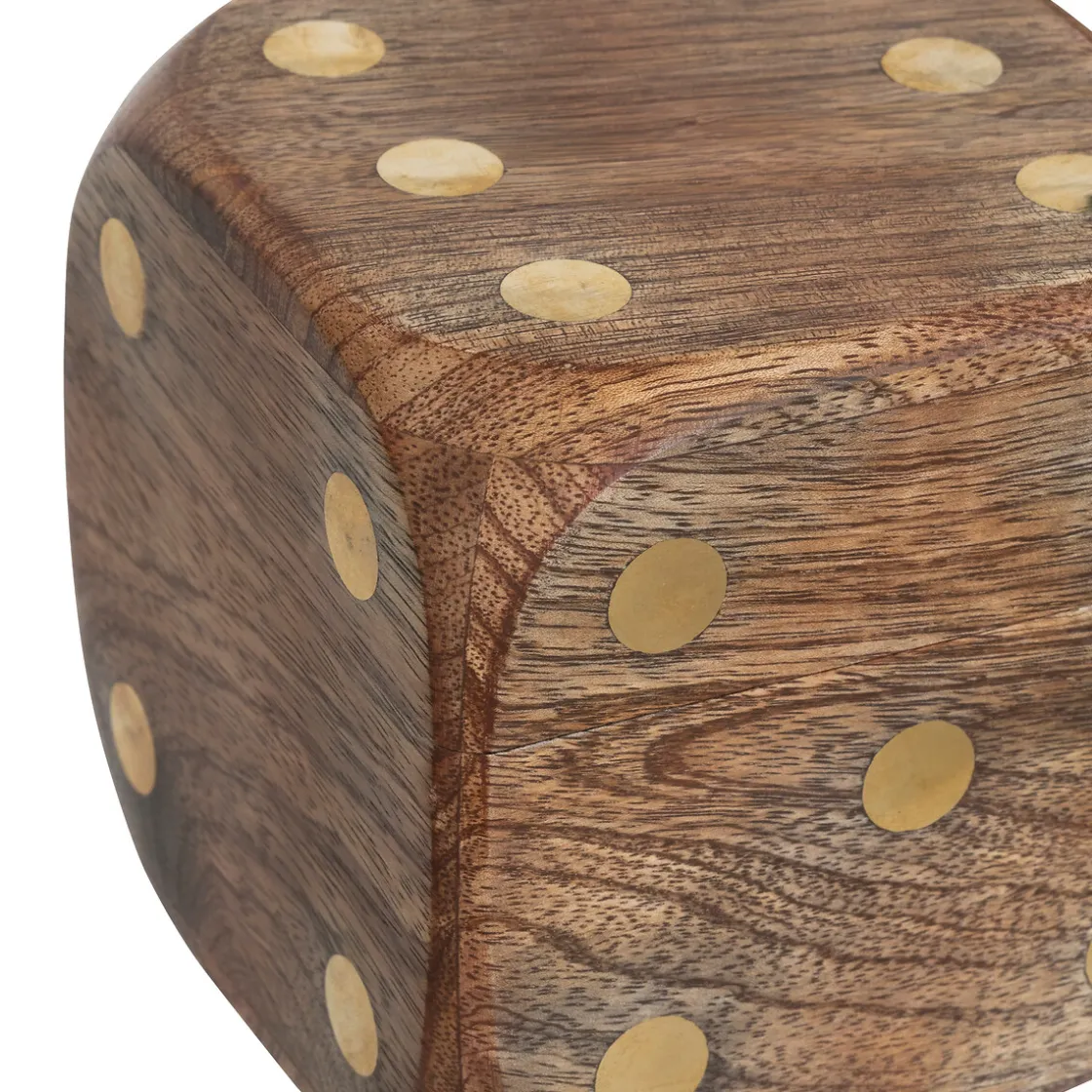atmosphera Accesorios|Estilo Industrial>Juego de 3 dados decorativos ROGER 10x10cm