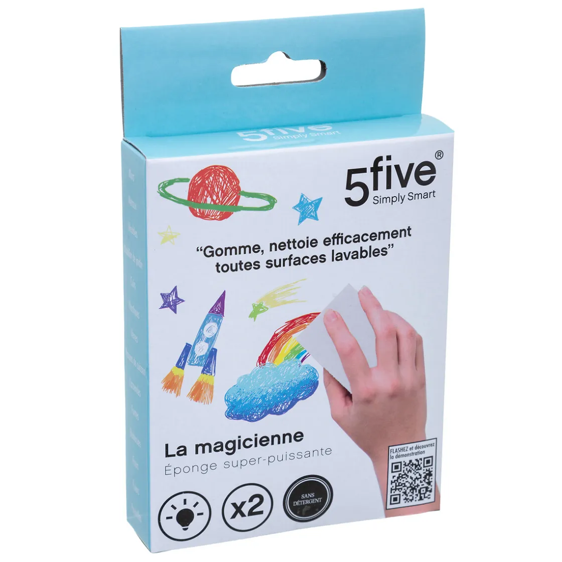 5five Auxiliares De Limpieza>Juego De 2 Esponjas Mágicas