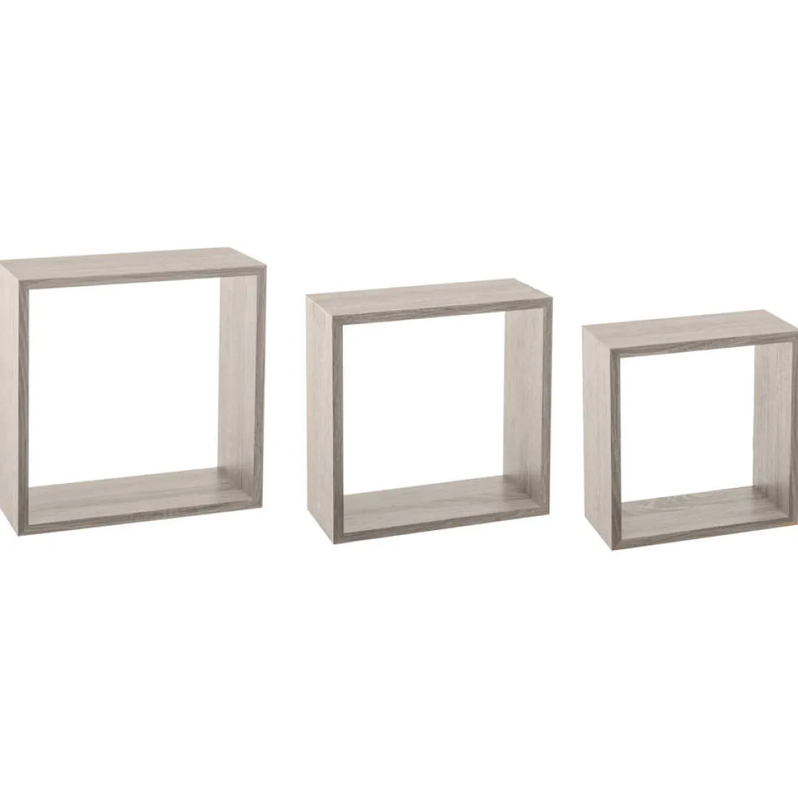 5five Armarios, Estantes Y Estanterías.>Juego De 3 Estantes Cubo Mdf Roble