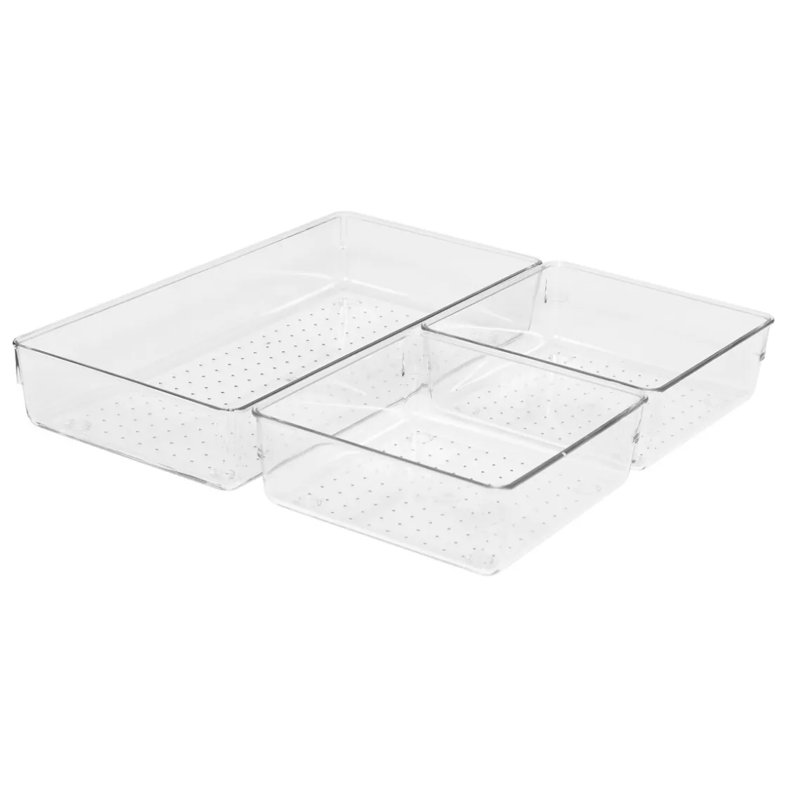 5five Cajas Y Frascos>Juego de 3 organizadores 5,2x15,6x30,8cm