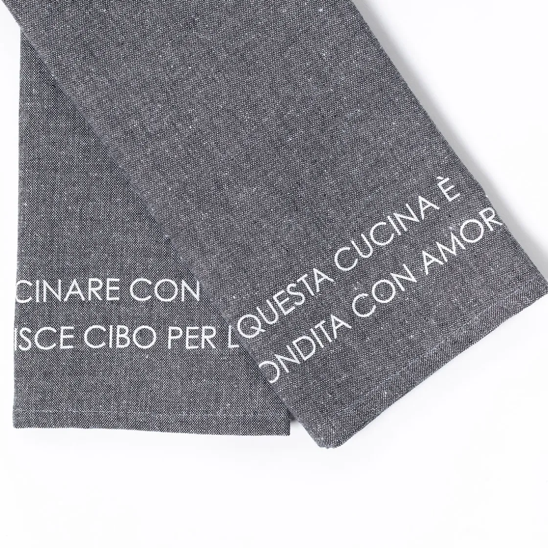 Delantales, Asas Y Paños>Juego de 2 paños de cocina gris oscuro 45x65cm