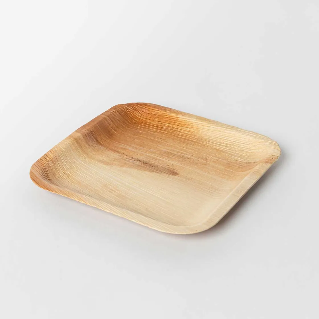 Desechables>Juego De 10 Platos Hoja De Palma Eco 20x20cm