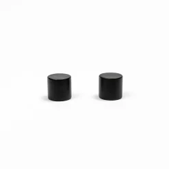 atmosphera Varillas Y Accesorios>Juego De 2 Remates Bouchon D20 Negro