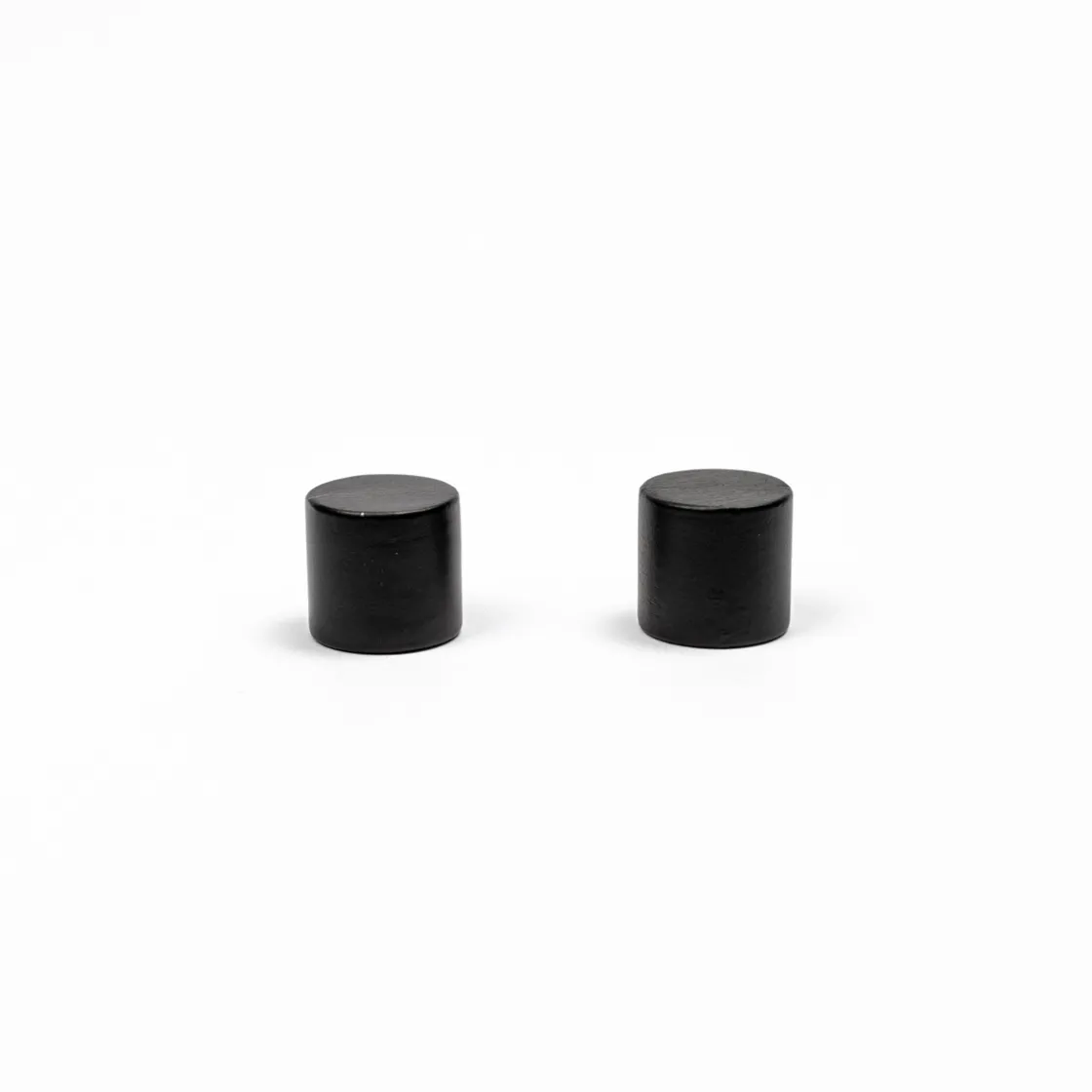 atmosphera Varillas Y Accesorios>Juego De 2 Remates Bouchon D20 Negro