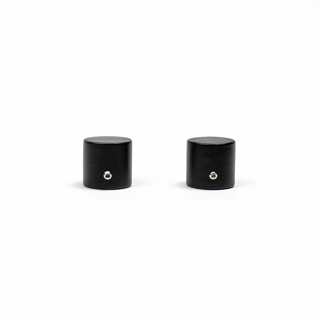 atmosphera Varillas Y Accesorios>Juego De 2 Remates Bouchon D20 Negro