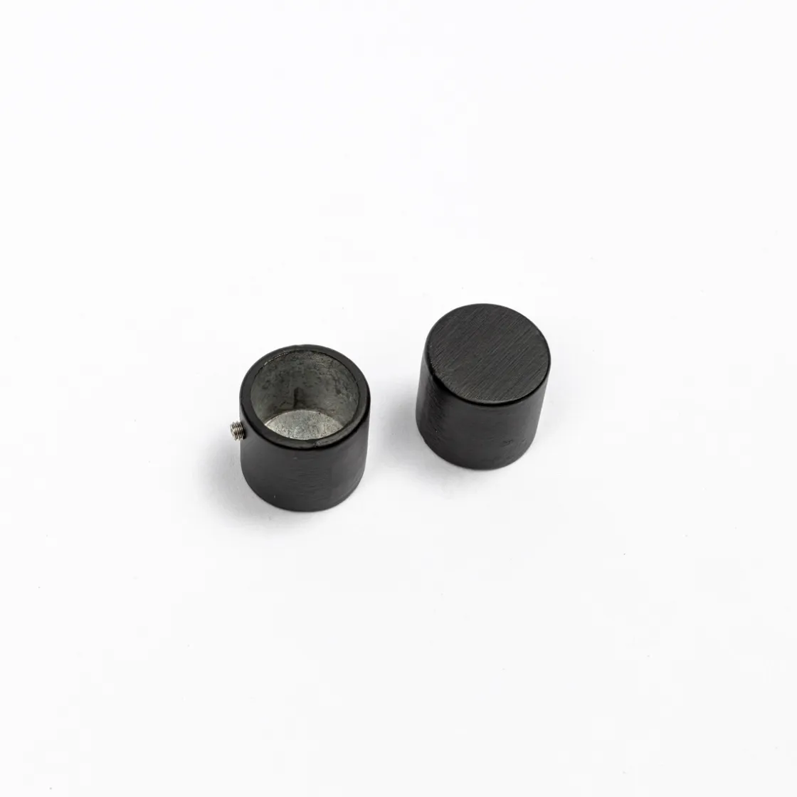 atmosphera Varillas Y Accesorios>Juego De 2 Remates Bouchon D20 Negro