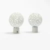 atmosphera Varillas Y Accesorios>Juego De 2 Remates Boule D20 X2 Blanco