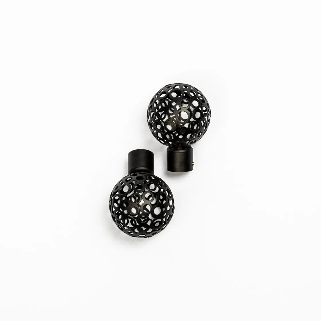 atmosphera Varillas Y Accesorios>Juego De 2 Remates Boule D20 X2 Negro