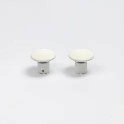 atmosphera Varillas Y Accesorios>Juego De 2 Remates Champignon D20 Blanco