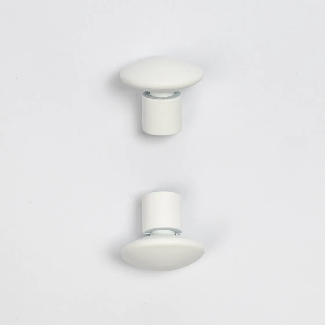 atmosphera Varillas Y Accesorios>Juego De 2 Remates Champignon D20 Blanco