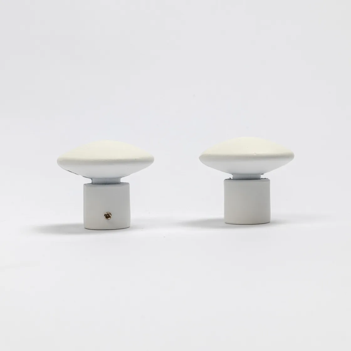 atmosphera Varillas Y Accesorios>Juego De 2 Remates Champignon D20 Blanco