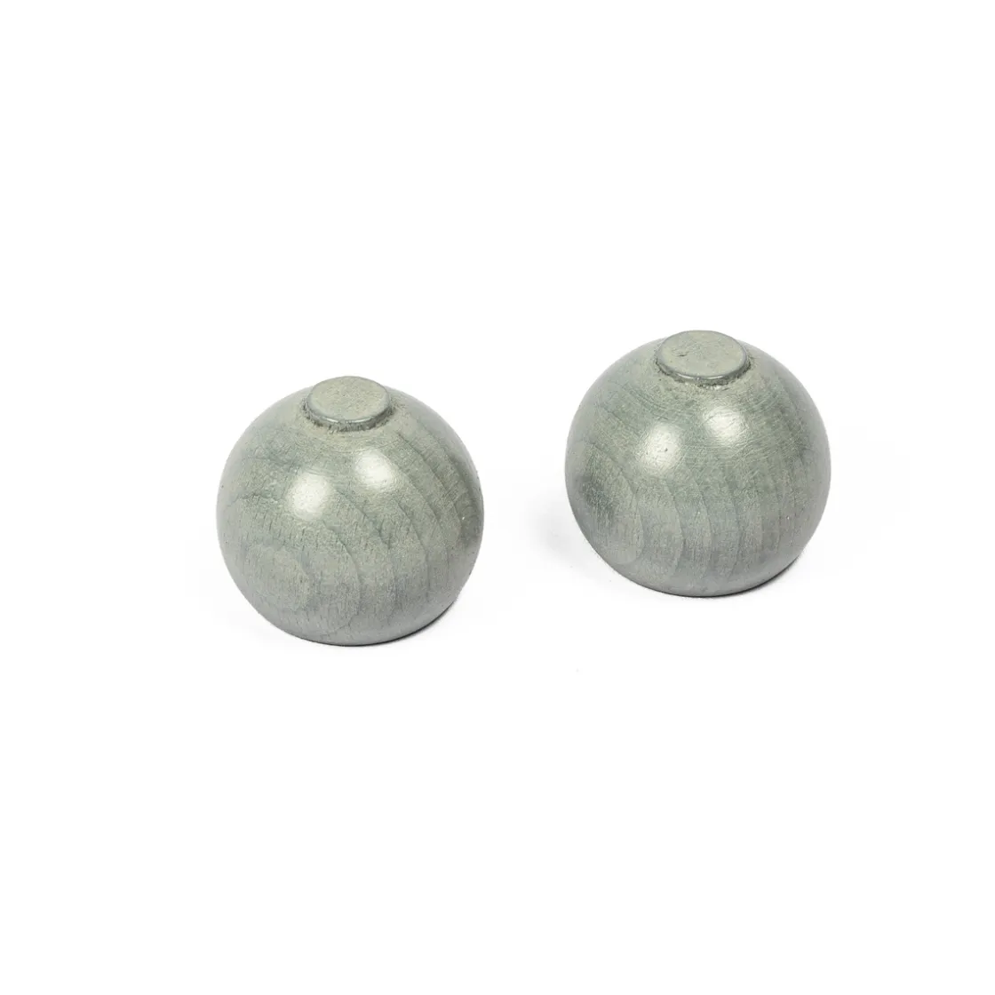 Varillas Y Accesorios>Juego De 2 Remates De Bola D28 Gris