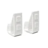 Varillas Y Accesorios>Juego De 2 Soportes Clip De Pvc Blanco