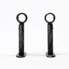 Varillas Y Accesorios>Juego De 2 Soportes D20 90Mm Negro/Plata