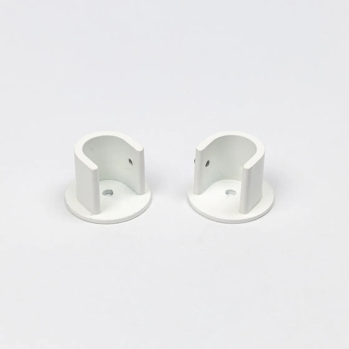 Varillas Y Accesorios>Juego De 2 Soportes De Pared D20 Blanco