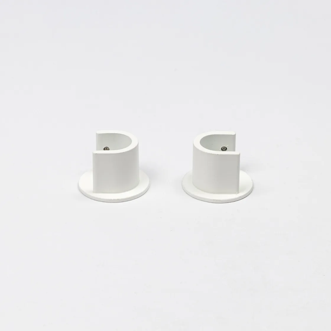 Varillas Y Accesorios>Juego De 2 Soportes De Pared D20 Blanco