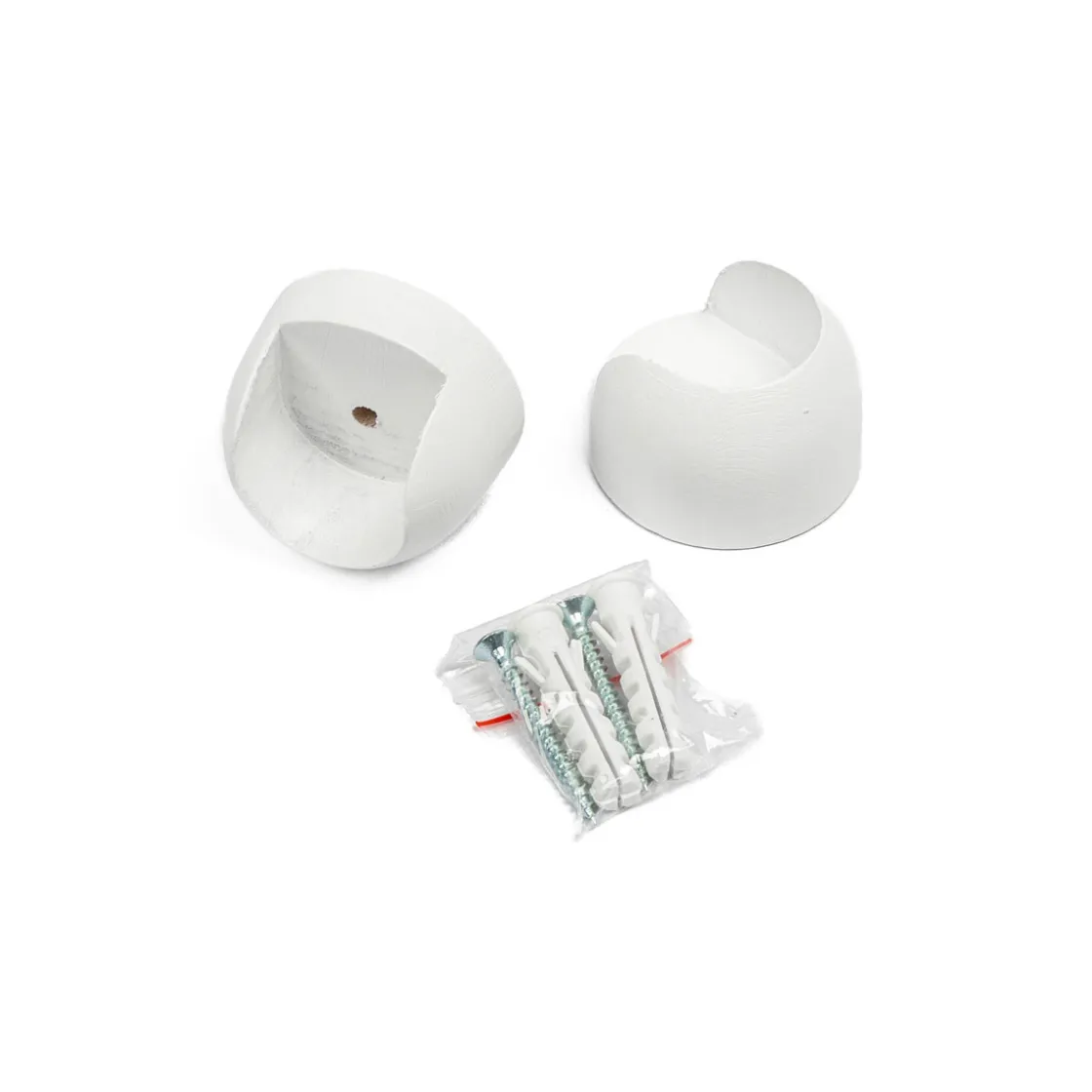 Varillas Y Accesorios>Juego De 2 Soportes De Techo D28 Blanco