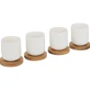 5five Tazas Y Tazones>Juego de 4 tazas con base ELEGANCE 10cl