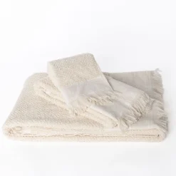 Toallas De Baño>Juego de 3 toallas de baño ZOE natural