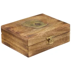 atmosphera Accesorios|Estilo Industrial>Juego De Cartas Con Caja De Madera Odile