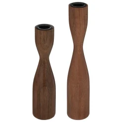 atmosphera Portavelas Y Candelabros|Estilo Industrial>Juego De Dos 2 Candelabros 20/25Cm