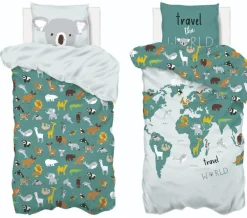 atmosphera4kids Téxtil>Juego De Funda Nórdica Mundo 140x200Cm